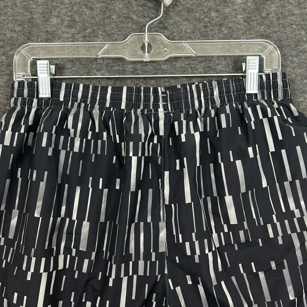 Under Armour Shorts Mens Large Geometric Gray Heatgear Gym Workout Lined 7" READ - Picture 8 of 16